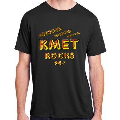 Kmet Radio Los Angeles Valley Retro Vintage Adult ChromaSoft Performance T-Shirt