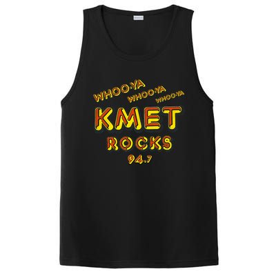 Kmet Radio Los Angeles Valley Retro Vintage PosiCharge Competitor Tank