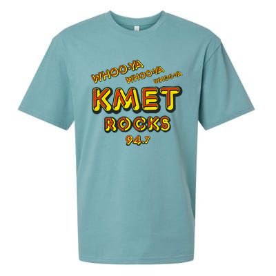 Kmet Radio Los Angeles Valley Retro Vintage Sueded Cloud Jersey T-Shirt