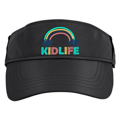 KIDLIFE Rainbow Logo Adult Drive Performance Visor