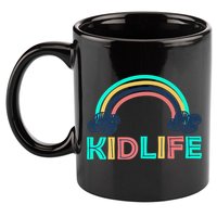 KIDLIFE Rainbow Logo 11oz C Handle Ceramic Mug
