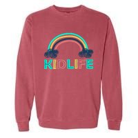 KIDLIFE Rainbow Logo Garment-Dyed Sweatshirt