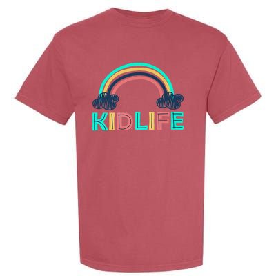 KIDLIFE Rainbow Logo Garment-Dyed Heavyweight T-Shirt