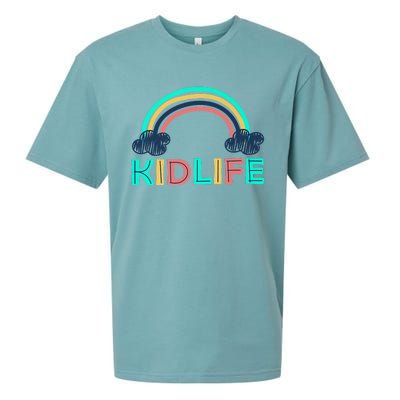 KIDLIFE Rainbow Logo Sueded Cloud Jersey T-Shirt