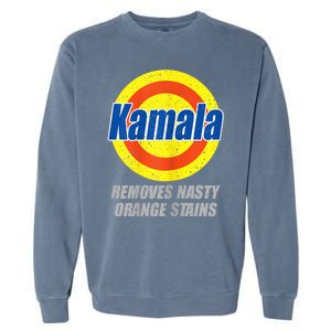 Kamala Removes Nasty Orange Stains Democrat President 2024 Garment-Dyed Sweatshirt