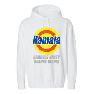 Kamala Removes Nasty Orange Stains Democrat President 2024 Garment-Dyed Fleece Hoodie