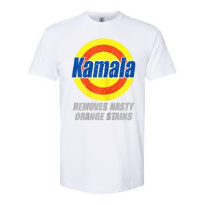 Kamala Removes Nasty Orange Stains Democrat President 2024 Softstyle CVC T-Shirt