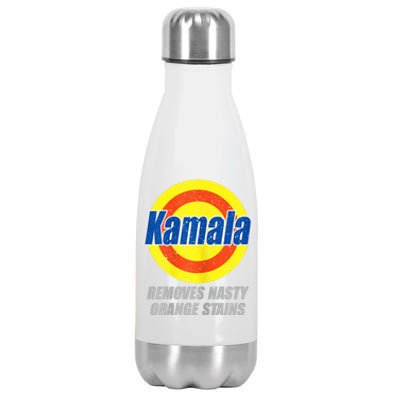 Kamala Removes Nasty Orange Stains Democrat President 2024 Stainless Steel Insulated Water Bottle