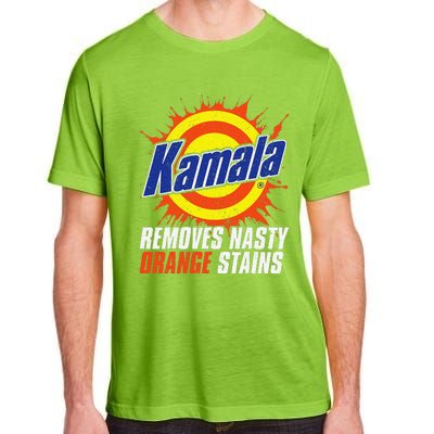 Kamala Removes Nasty Orange Stains Kamala Harris Funny 2024 Adult ChromaSoft Performance T-Shirt