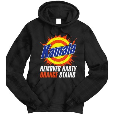 Kamala Removes Nasty Orange Stains Kamala Harris Funny 2024 Tie Dye Hoodie