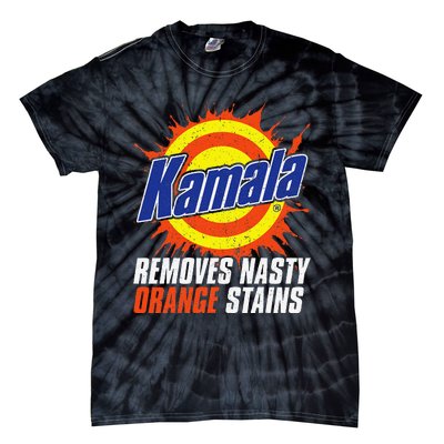 Kamala Removes Nasty Orange Stains Kamala Harris Funny 2024 Tie-Dye T-Shirt