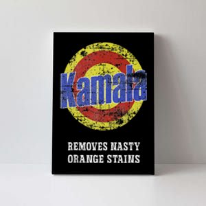 Kamala Removes Nasty Orange Stains Canvas