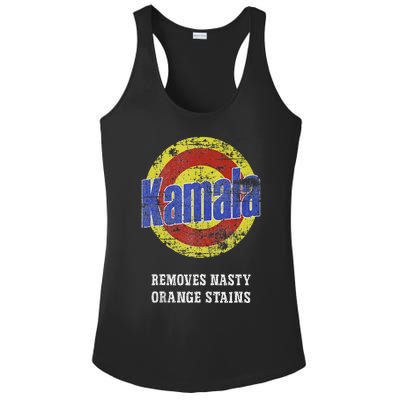 Kamala Removes Nasty Orange Stains Ladies PosiCharge Competitor Racerback Tank