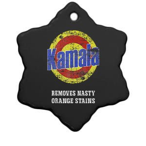 Kamala Removes Nasty Orange Stains Ceramic Star Ornament