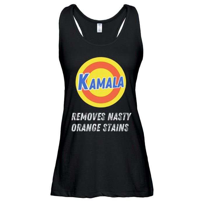 Kamala Removes Nasty Orange Stains Funny 2024 Political Ladies Essential Flowy Tank