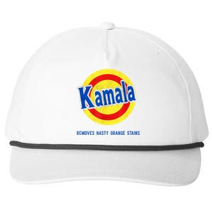 Kamala Removes Nasty Orange Stains Funny Snapback Five-Panel Rope Hat