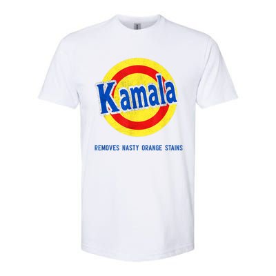 Kamala Removes Nasty Orange Stains Funny Softstyle CVC T-Shirt