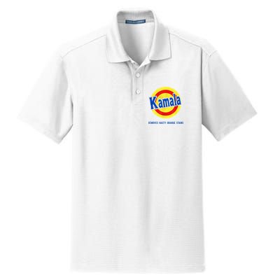 Kamala Removes Nasty Orange Stains Funny Dry Zone Grid Polo