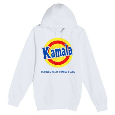 Kamala Removes Nasty Orange Stains Funny Premium Pullover Hoodie