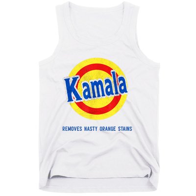 Kamala Removes Nasty Orange Stains Funny Tank Top