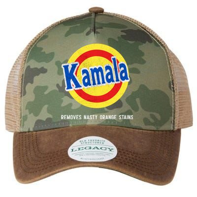 Kamala Removes Nasty Orange Stains Funny Legacy Tie Dye Trucker Hat