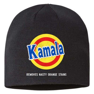 Kamala Removes Nasty Orange Stains Funny Sustainable Beanie