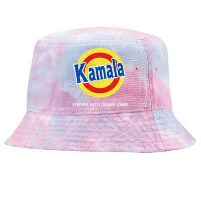 Kamala Removes Nasty Orange Stains Funny Tie-Dyed Bucket Hat