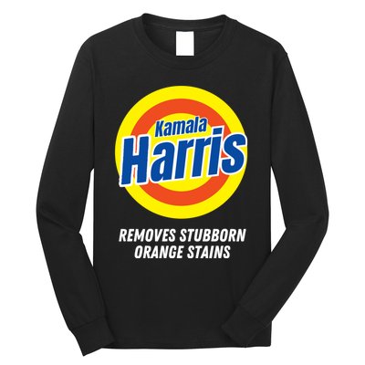 Kamala Removes Nasty Orange Stains Long Sleeve Shirt