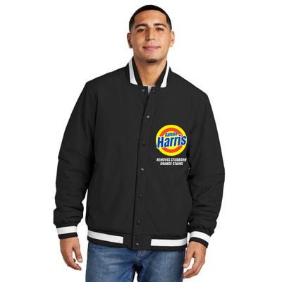 Kamala Removes Nasty Orange Stains Insulated Varsity Jacket