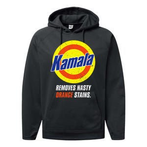 Kamala Removes Nasty Orange Stains Performance Fleece Hoodie