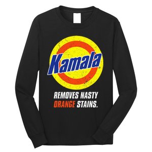 Kamala Removes Nasty Orange Stains Long Sleeve Shirt