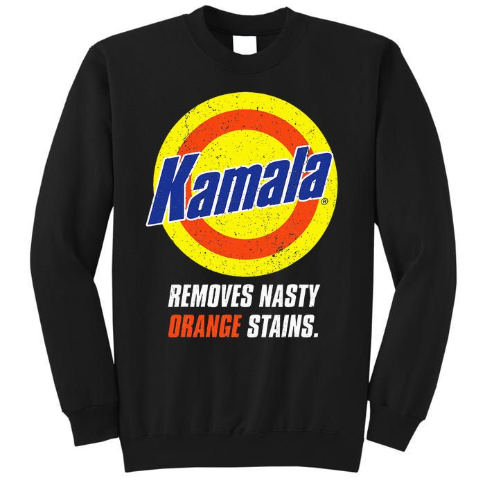 Kamala Removes Nasty Orange Stains Sweatshirt