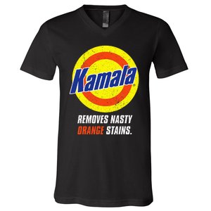 Kamala Removes Nasty Orange Stains V-Neck T-Shirt