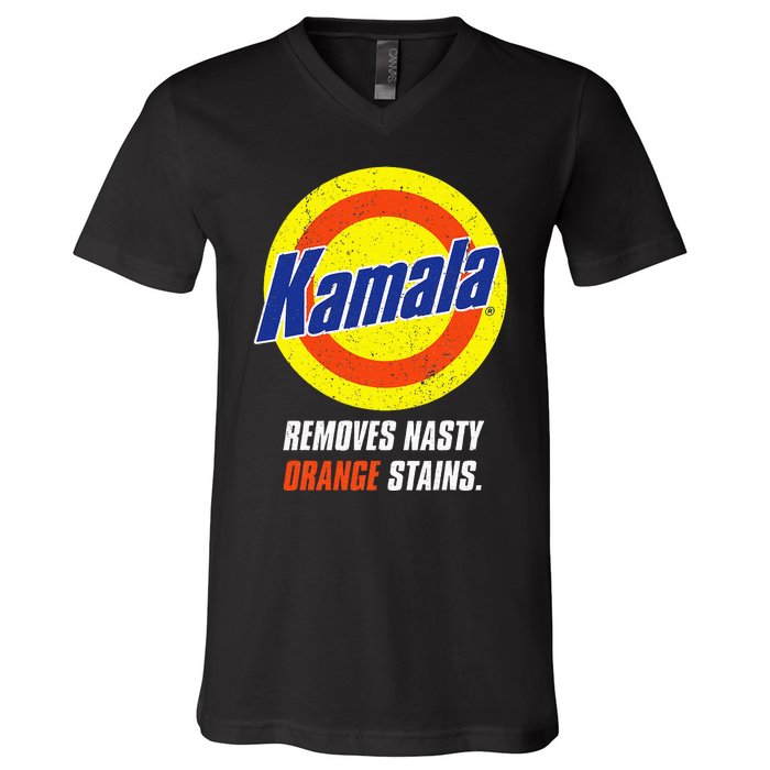 Kamala Removes Nasty Orange Stains V-Neck T-Shirt