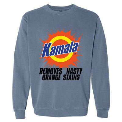 Kamala Removes Nasty Orange Stains Meaningful Gift Garment-Dyed Sweatshirt