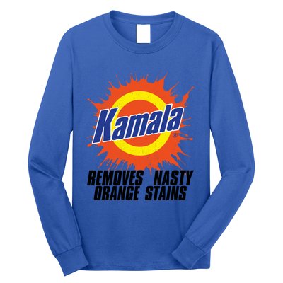 Kamala Removes Nasty Orange Stains Meaningful Gift Long Sleeve Shirt