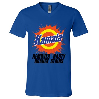 Kamala Removes Nasty Orange Stains Meaningful Gift V-Neck T-Shirt