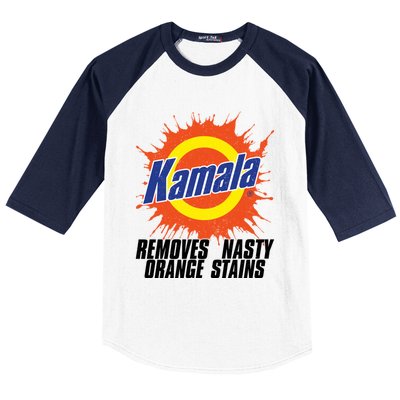 Kamala Removes Nasty Orange Stains Meaningful Gift Baseball Sleeve Shirt