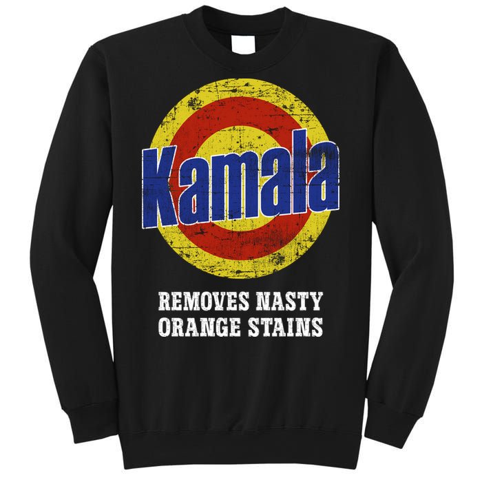 Kamala Removes Nasty Orange Stains Sweatshirt