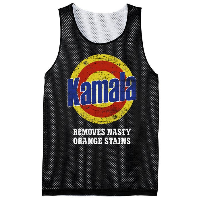 Kamala Removes Nasty Orange Stains Mesh Reversible Basketball Jersey Tank