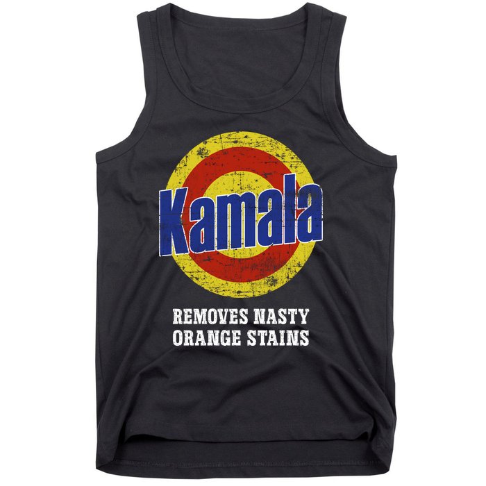 Kamala Removes Nasty Orange Stains Tank Top