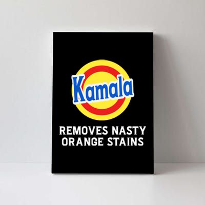 Kamala Removes Nasty Orange Stains Canvas