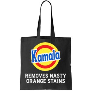 Kamala Removes Nasty Orange Stains Tote Bag