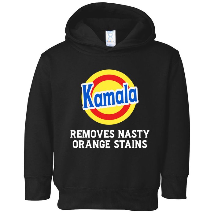 Kamala Removes Nasty Orange Stains Toddler Hoodie