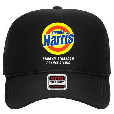 Kamala Removes Nasty Orange Stains High Crown Mesh Back Trucker Hat