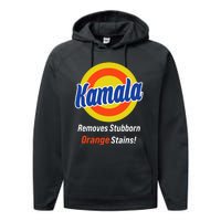 Kamala Removes Nasty Orange Stains Performance Fleece Hoodie