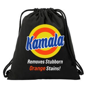 Kamala Removes Nasty Orange Stains Drawstring Bag