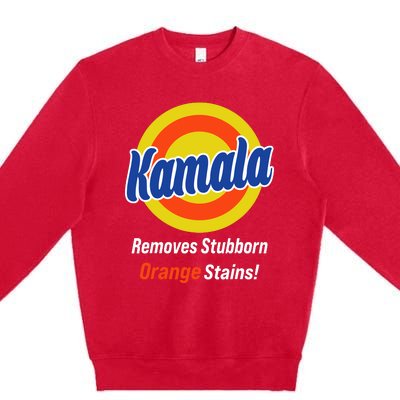 Kamala Removes Nasty Orange Stains Premium Crewneck Sweatshirt