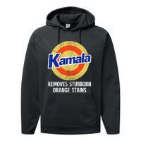 Kamala Removes Nasty Orange Stains Performance Fleece Hoodie