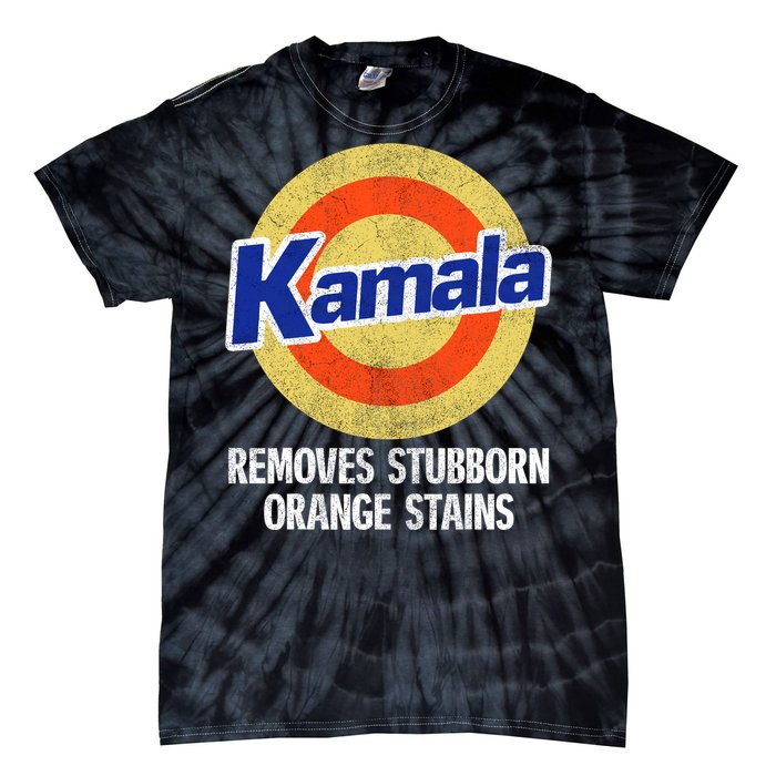 Kamala Removes Nasty Orange Stains Tie-Dye T-Shirt